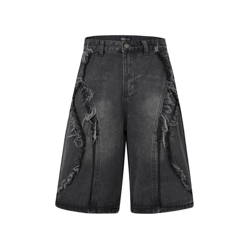LSCN ARCHIVE - 1040g "Fracture" Denim Shorts