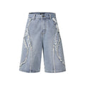 LSCN ARCHIVE - 1040g "Fracture" Denim Shorts