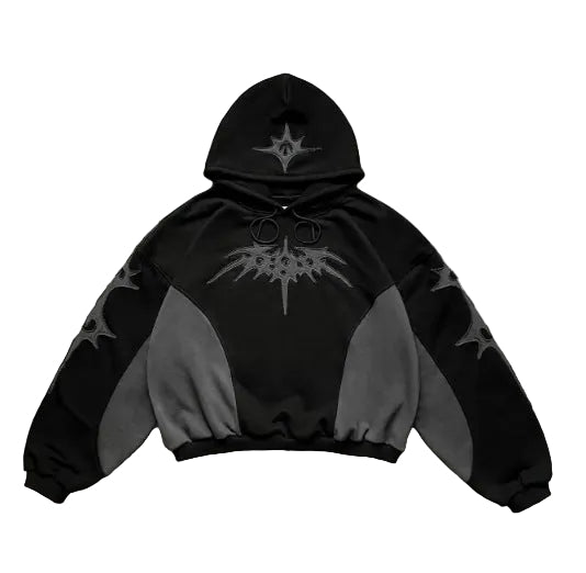 LSCN ARCHIVE - 530g "Obsidian" Boxy Hoodie