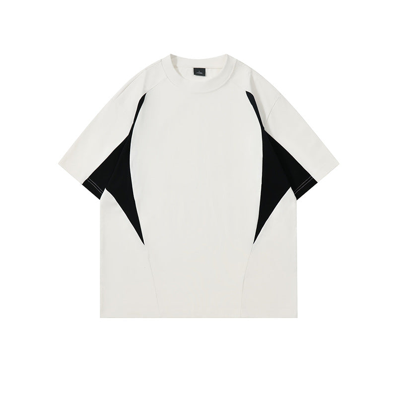LSCN STUDIO - 260g "Contrast Panel" Technical Tee