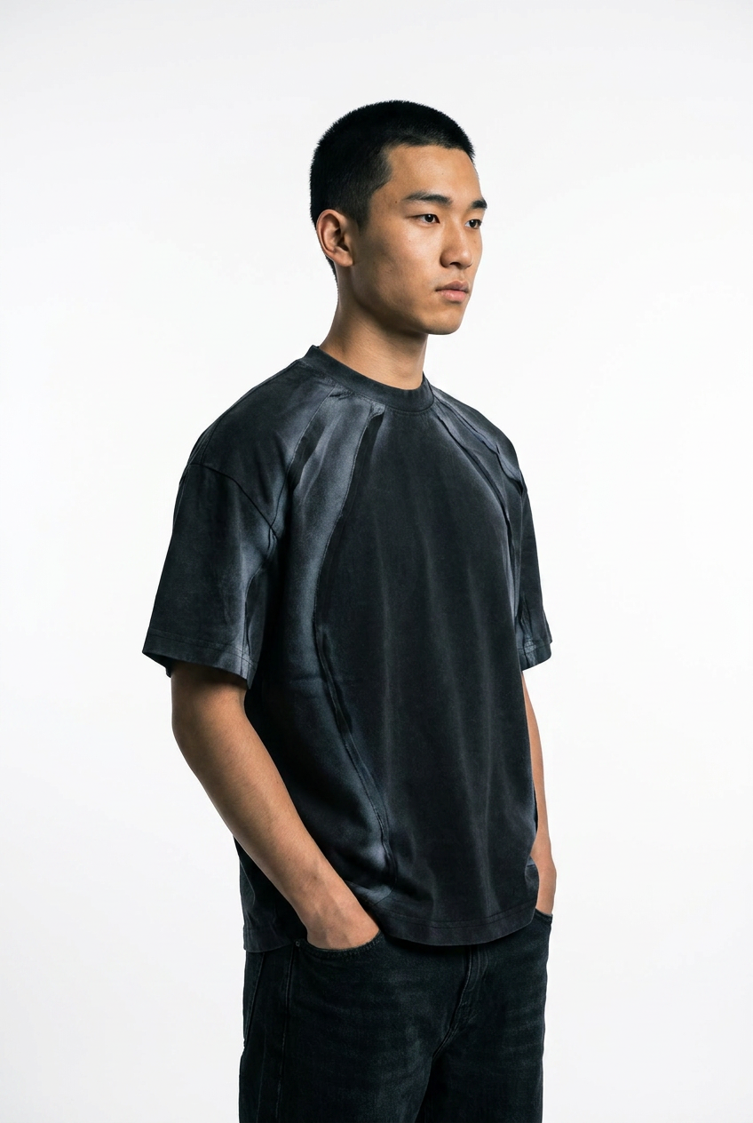 LSCN ARCHIVE — 380g "Cerebro" Acid Wash Tee