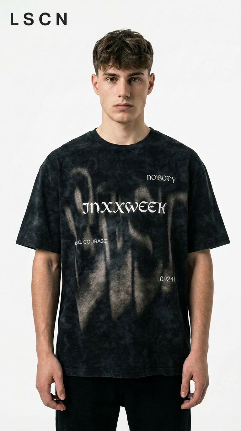 LSCN ARCHIVE - 400g "Inxxweek" Acid Wash Tee