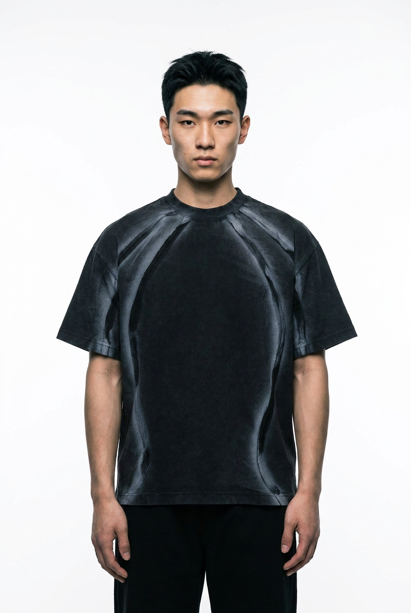 LSCN ARCHIVE — 380g "Cerebro" Acid Wash Tee